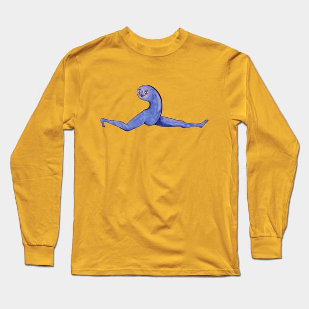 Cute Eggy Leggy Long Sleeve T-Shirt by yopiapriliana